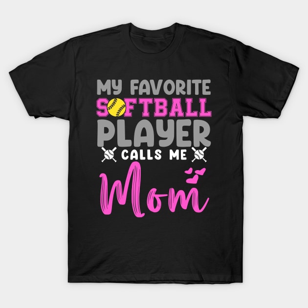 Softball Mom T-Shirt by RichyTor